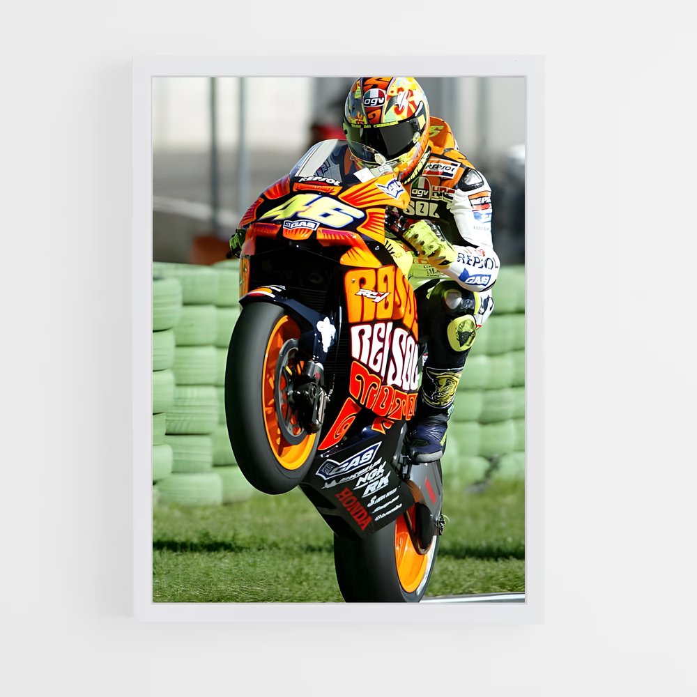 Poster Rcv motogp dynamique – affiche Honda Moto (vue 3)